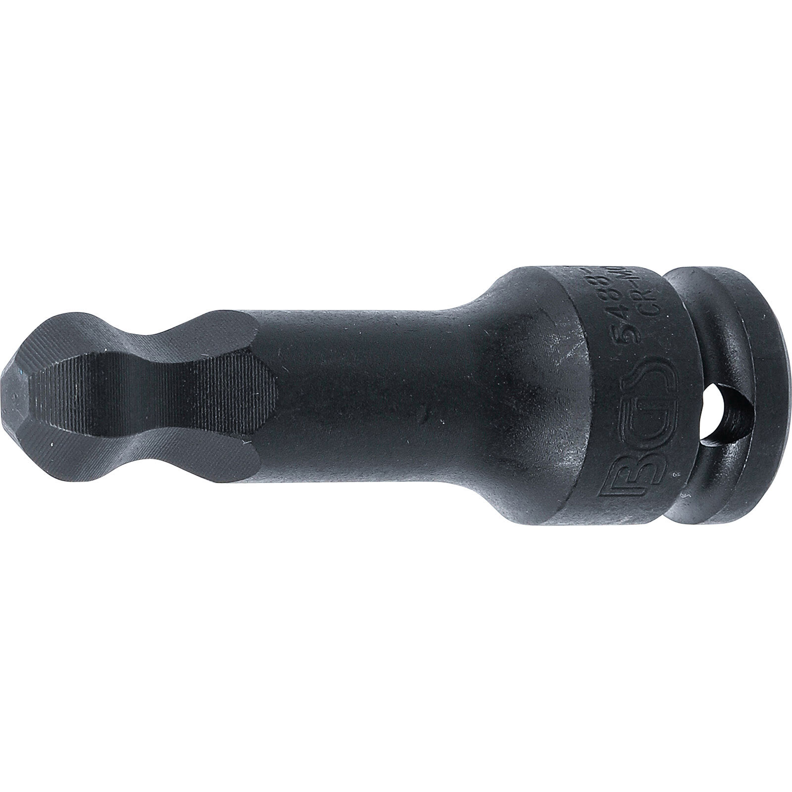 BGS Kraft-Bit-Einsatz Länge 75 mm Antrieb Innenvierkant 12,5 mm (1/2") Innensechskant mit Kugelkopf 14 mm - 5488-14
