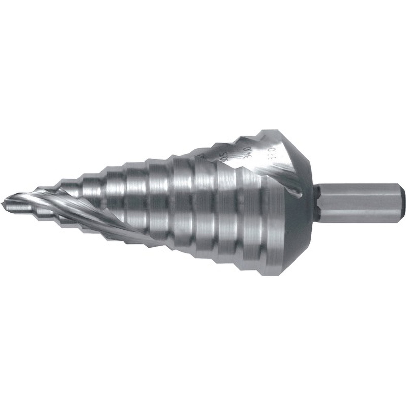 RUKO Stufenbohrer HSSE-Co 5 spiralgenutet mit Kreuzanschliff Ø 6,5 - 32,5 mm - 101534E