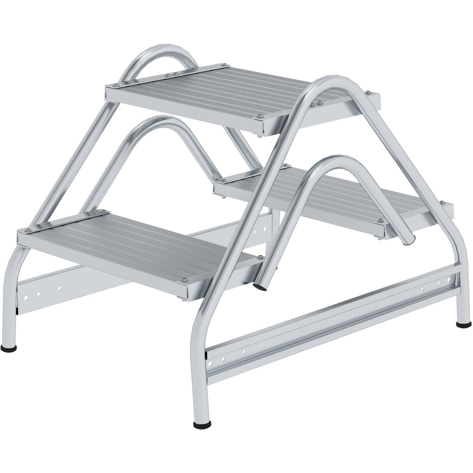 Günzburger Steigtechnik Arbeitspodest beidseitig begehbar Aluminium geriffelt