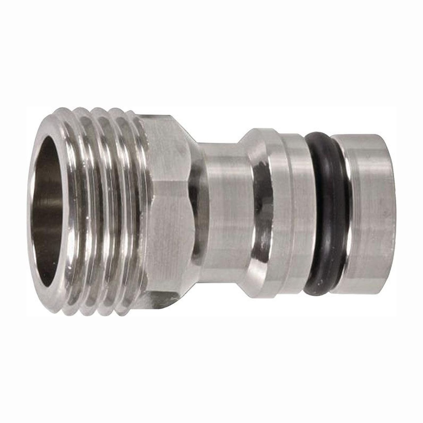 GEKA Gerätestecker plus-Stecksystem Messing vernickelt AG