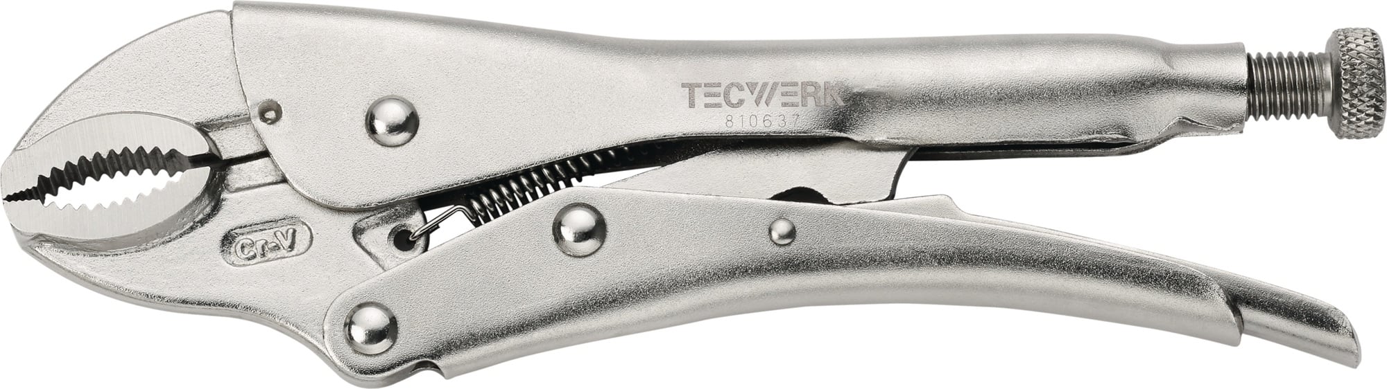 Gripzange Gesamt-L.180mm Spann-W.max.35mm TECWERK
