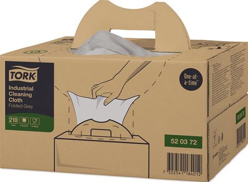 TORK Putztuch 520372 L110xB338ca.mm weiß 1-lagig,ungeprägt 210 Tüchter/KT - 520372