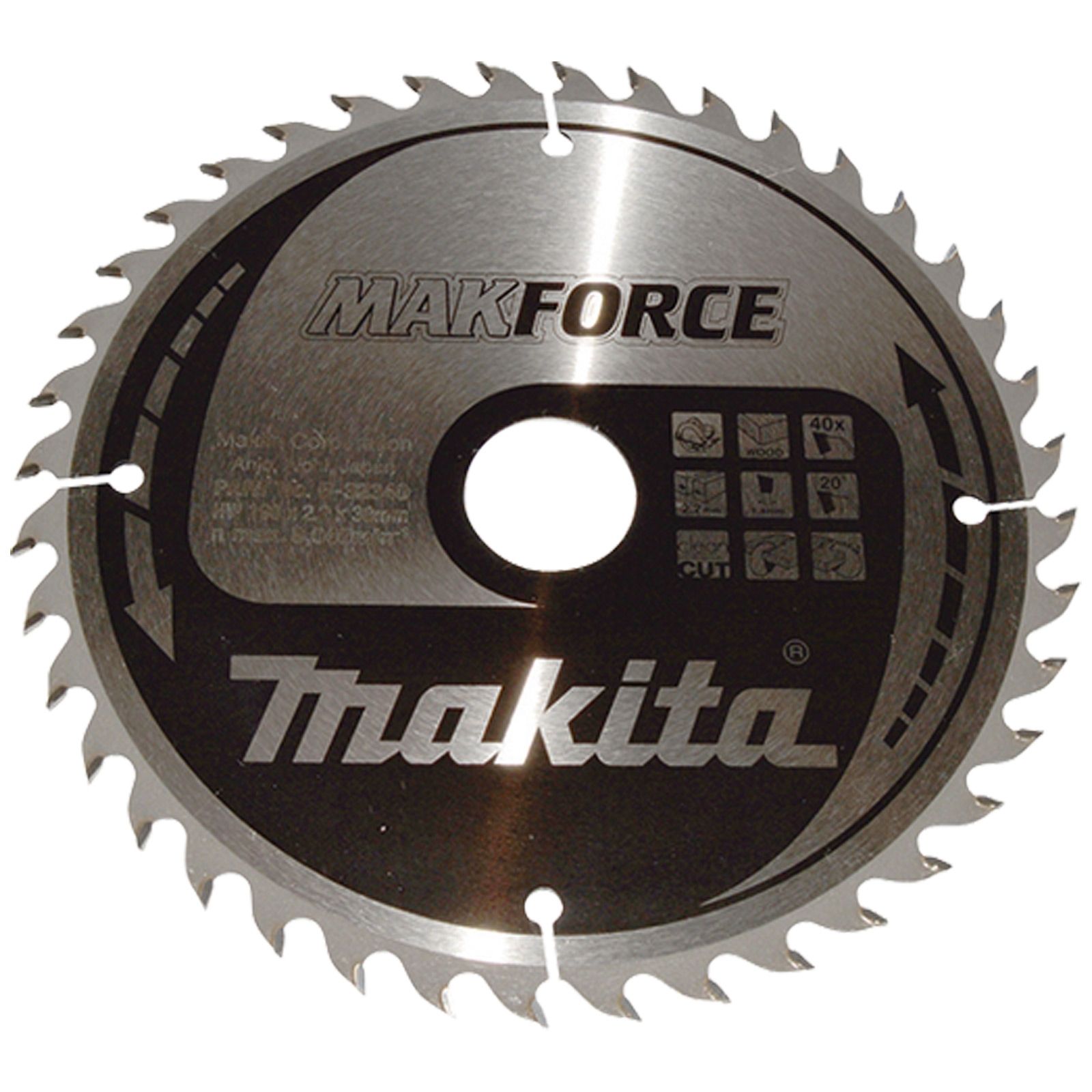 Makita MAKFORCE Sägeblatt 190x30x40Z - B-32340