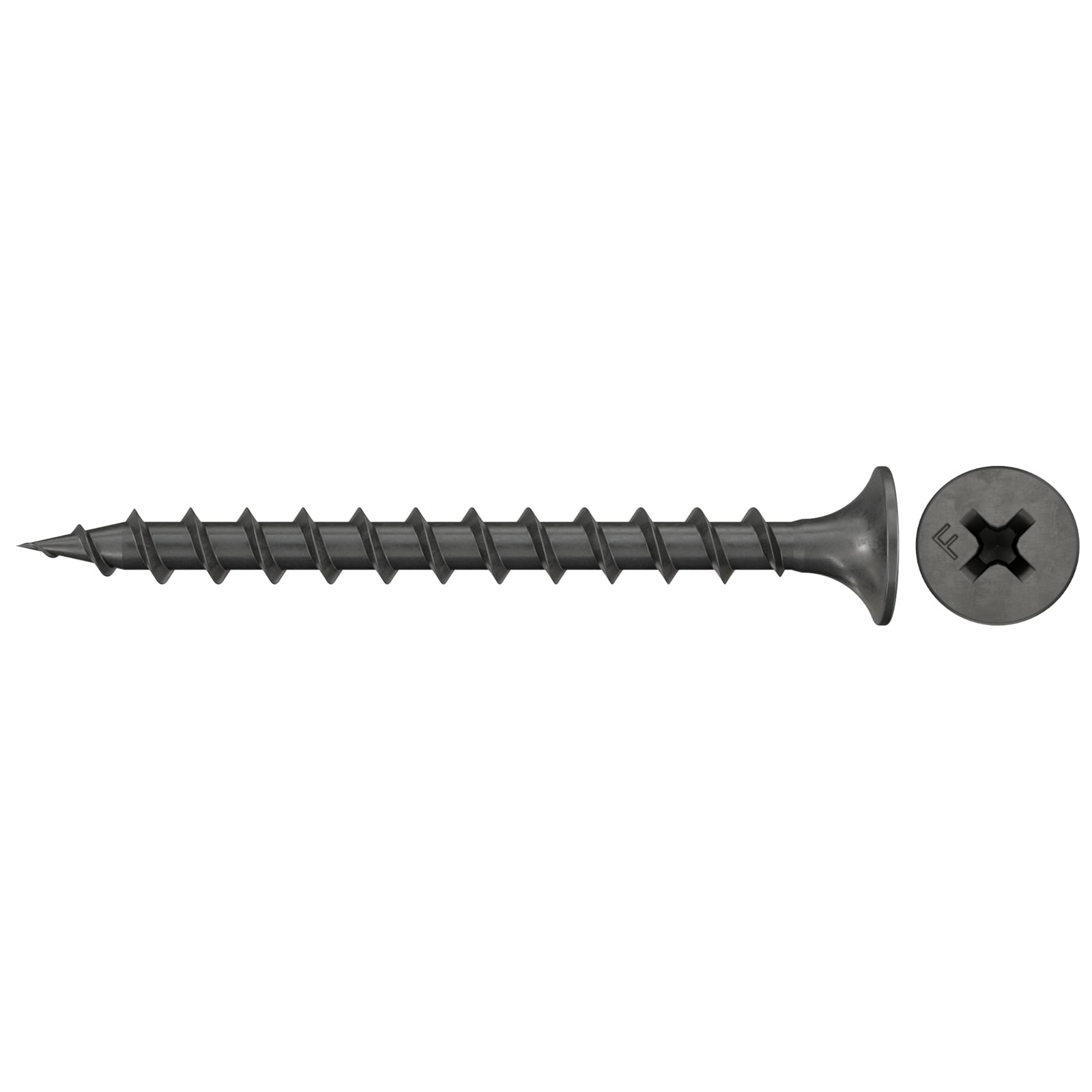 fischer Schnellbauschraube 3,9 x 30 Trompetenkopf Grobgew. Kreuzschlitz PH schwarz phosphatiert - 577758
