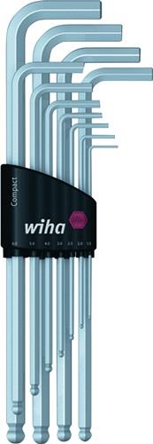 Wiha Winkelschraubendrehersatz 369 H11 11tlg. Compact-Halter SW 1,5 - 10 mm - 36453
