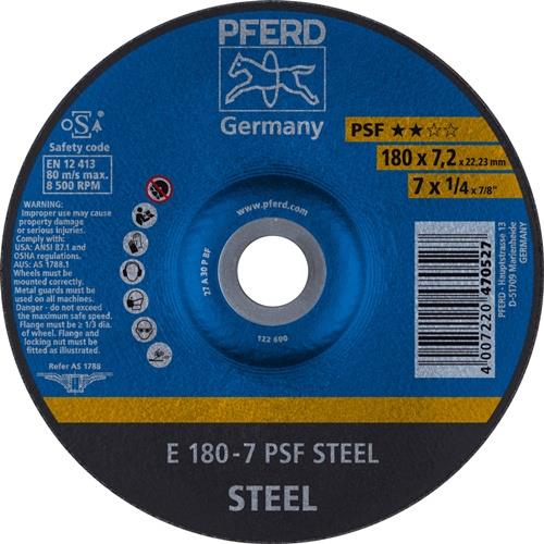 PFERD Schruppscheibe PSF STEEL D 180 x S 7,2 mm - 62017634