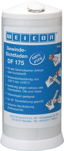 WEICON Gewindedichtfaden DF 175 175m Spenderdose - 30010175