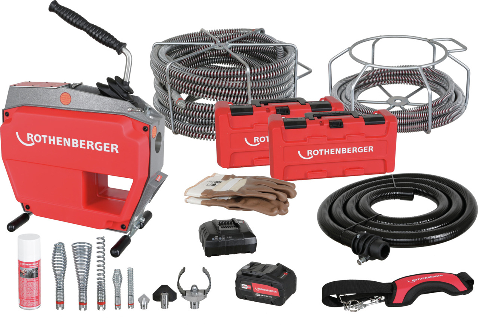 ROTHENBERGER R600 VarioClean + Spiral/Werkzeugset - 1000003346