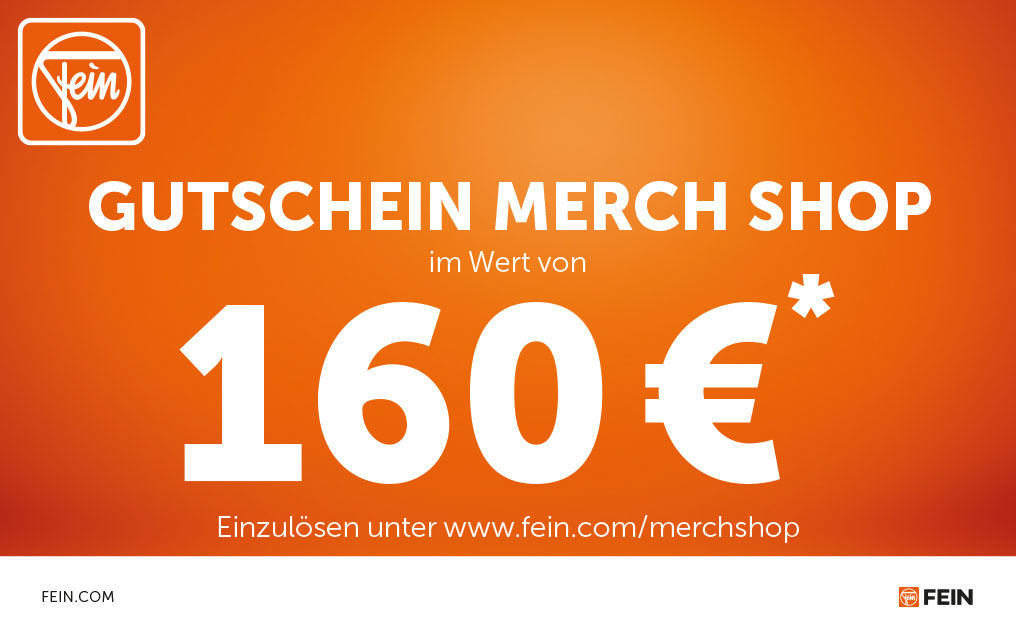 FEIN Gutscheinkarte 160 €