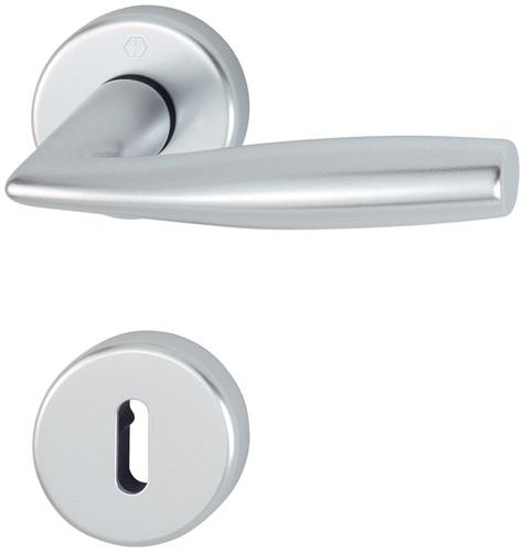 HOPPE Rosettengrt.Vit.1515/42KV/42KVS Alu.F1 rd.OB DIN L/R D/D - 2783230