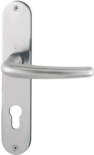 HOPPE Langschildgarnitur Den.E1310Z/302 VA F69 PZ 72mm DIN L/R - 2820926