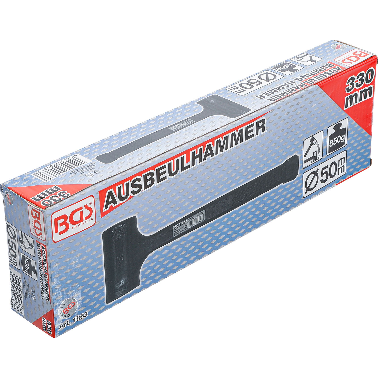 BGS Schonhammer rückschlagfrei Ø 50 mm 850 g - 1863