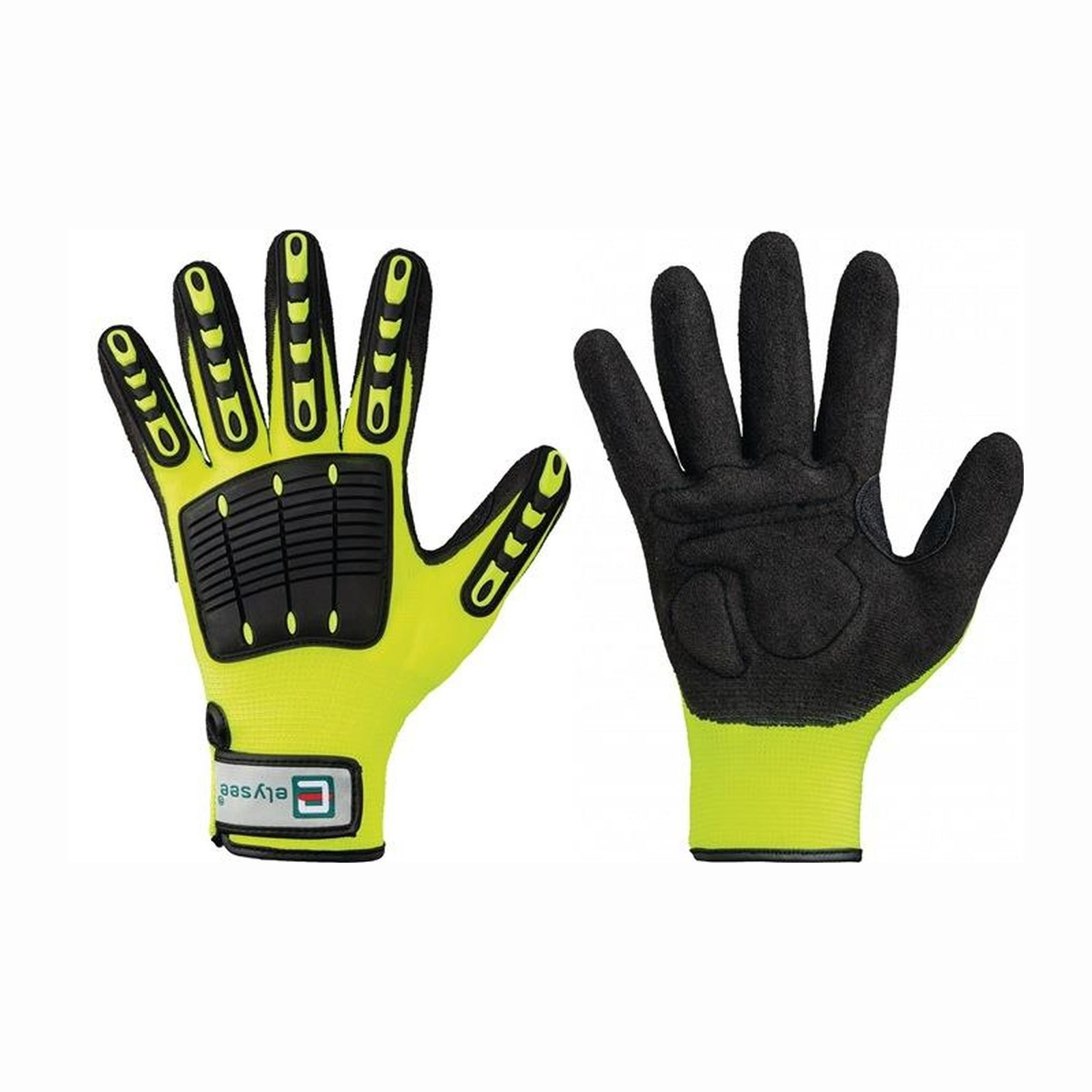 ELYSEE 1 Paar Handschuhe Resistant leuchtend gelb / schwarz