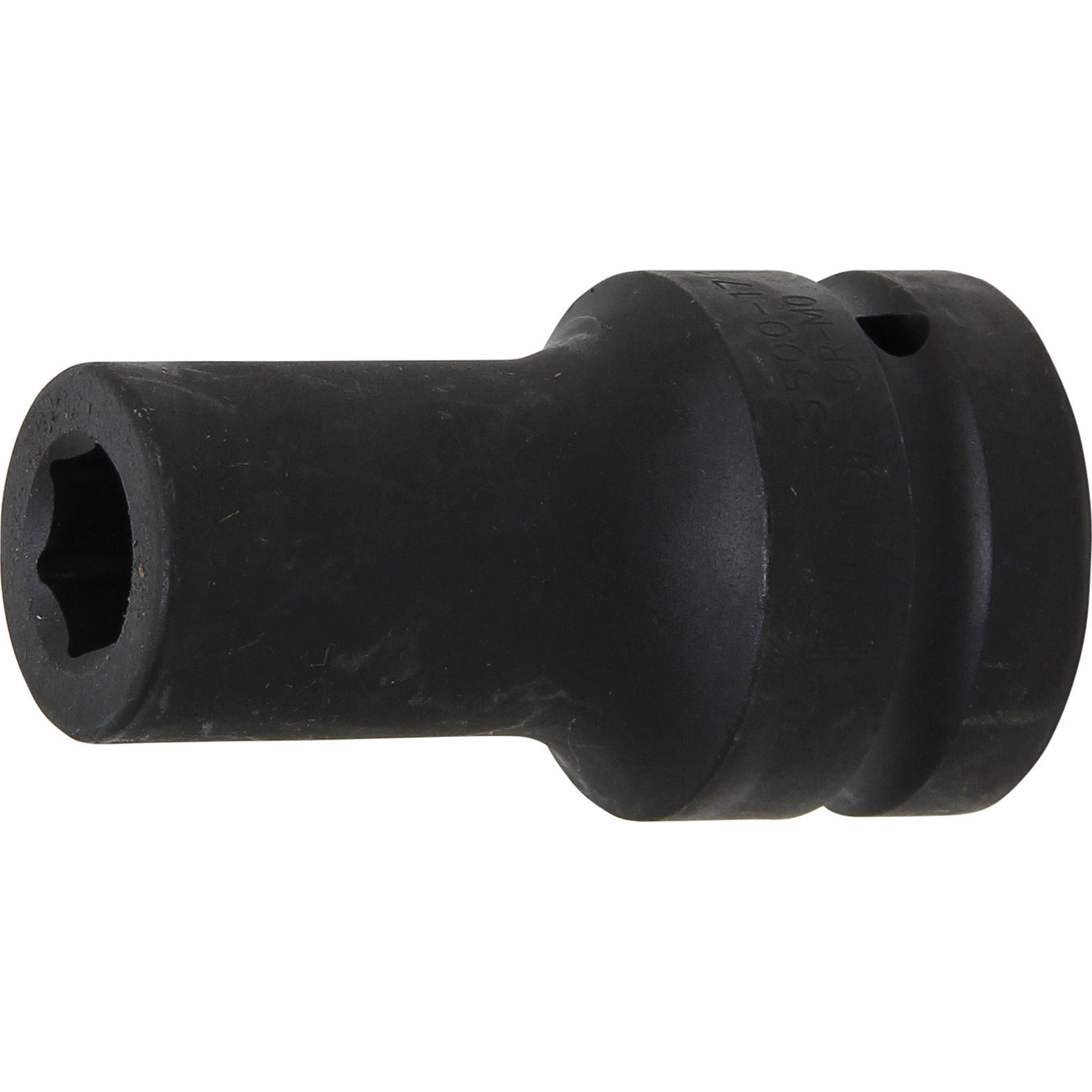 BGS Kraft-Steckschlüssel-Einsatz Sechskant tief Antrieb Innenvierkant 25 mm (1") SW 17 mm - 5500-17