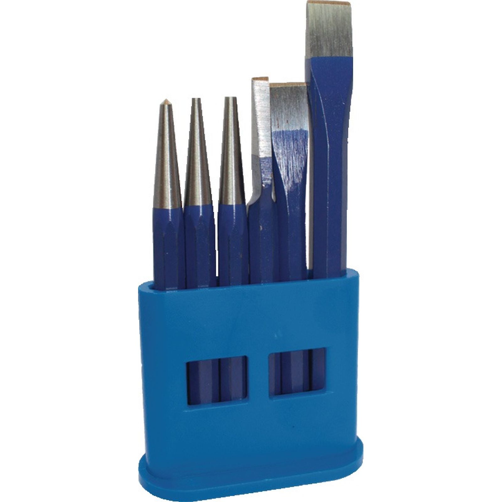 Werkzeugsatz Inh.6tlg.CrV-Stahl lack.Ku.-Halter TECWERK