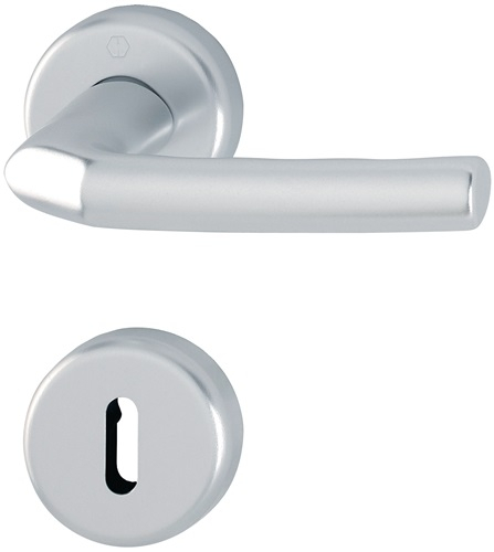 HOPPE Rosettengrt.Birm.1117/17KV/17KVS Alu.F1 rd.SK/OL DIN L/R D/D - 3067500