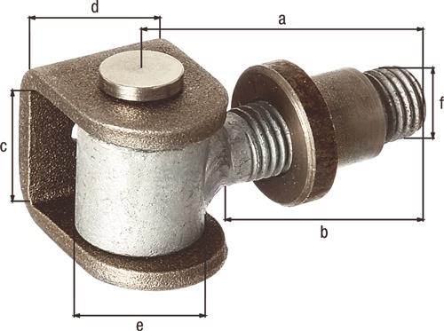 GAH Alberts Torband 72x50x44x35mm STA roh - 418328