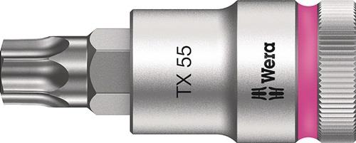 Wera Steckschlüsseleinsatz 8767 C HF TORX 1/2" T55 Länge 60 mm - 5003837001