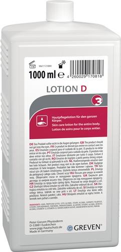 GREVEN Hautpflegelotion GREVEN LOTION D silikonfrei parfümiert 1 l Flasche - 12905001