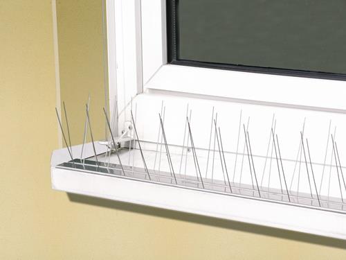 WINDHAGER Vogel- und Taubenabwehr Classic 60 cm lang 24 Spikes Aluminium - 7130