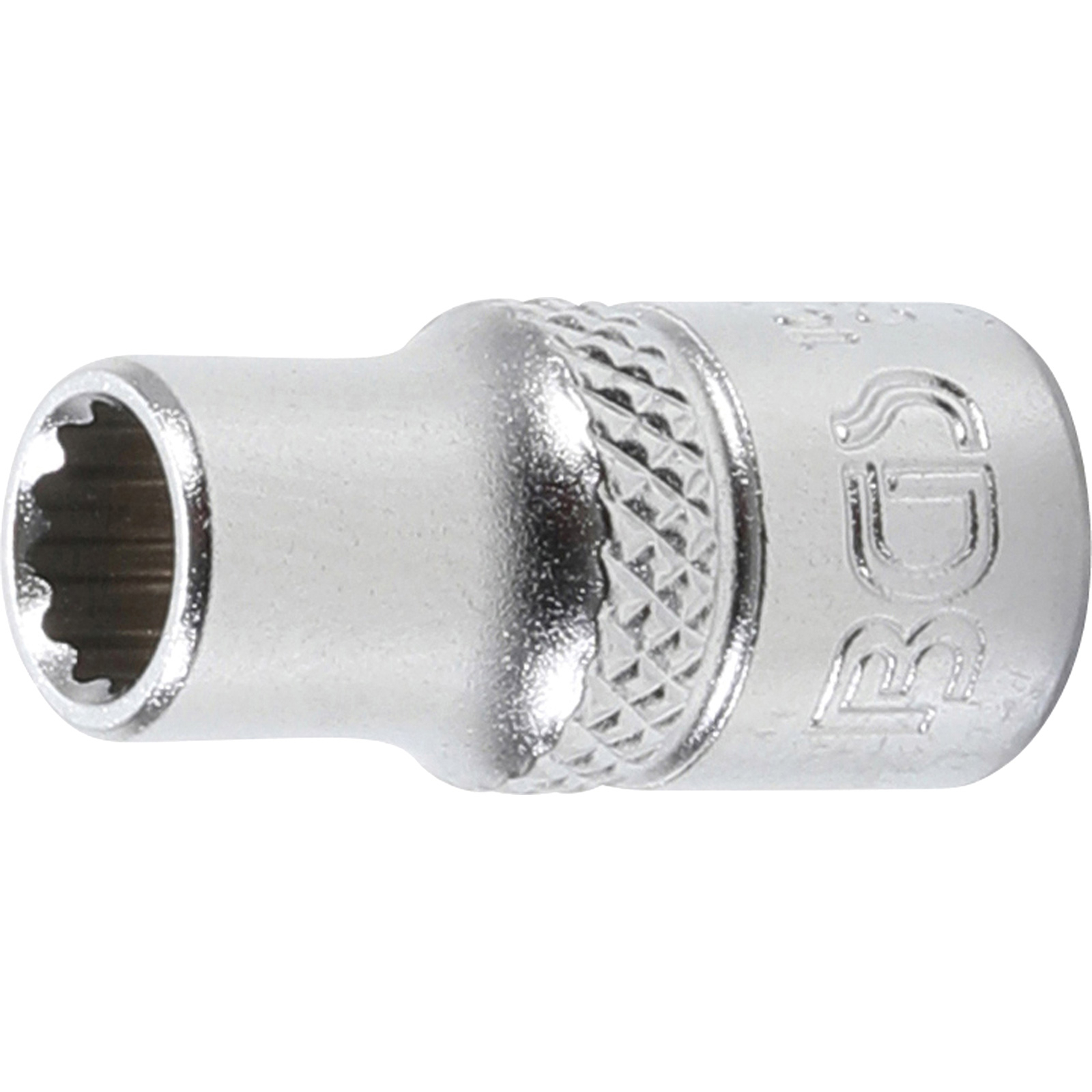 BGS Steckschlüssel-Einsatz Zwölfkant Antrieb Innenvierkant 6,3 mm (1/4") SW 6 mm - 10776