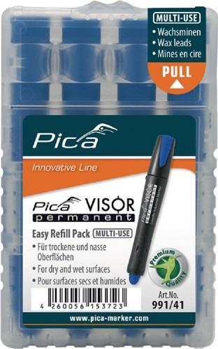 Pica Minenset Visor permanent 4x blau - 991/41