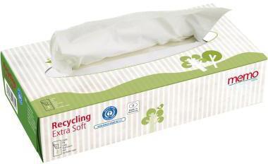 memo Kosmetiktuch Recycling Extra Soft H1067 2lg. 100St.