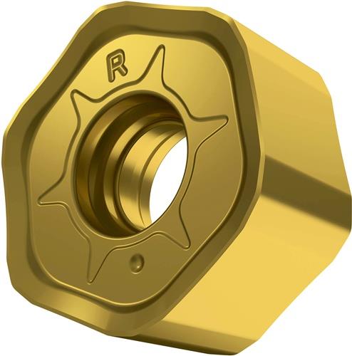 Fräswendeschneidplatte ISO HNGX 0604ANSN-R:M8330 D.3,7mm PVD beschichtet Gold