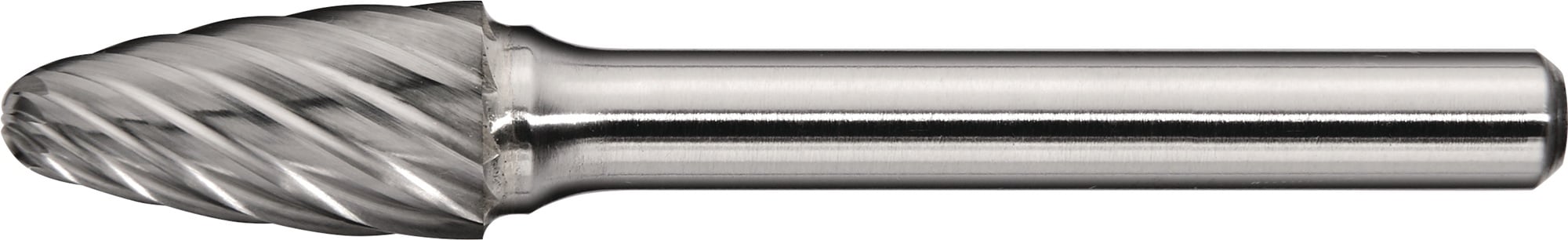 Frässtift RBF INOX D.10mm Kopf-L.20mm Schaft-D.6mm HM Verz.Normal,fein TECWERK