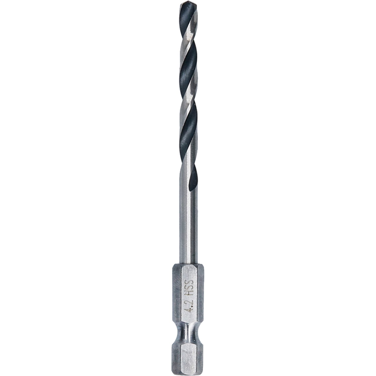 Bosch 1x HSS PointTeQ Hex Sechskantbohrer 4,2 x 43 x 83 mm - 2608577524