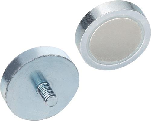 Ganter Norm Haltemagnet GN 50.3 d1 32 ± 0,1 mm - 50.3-ND-32-M6