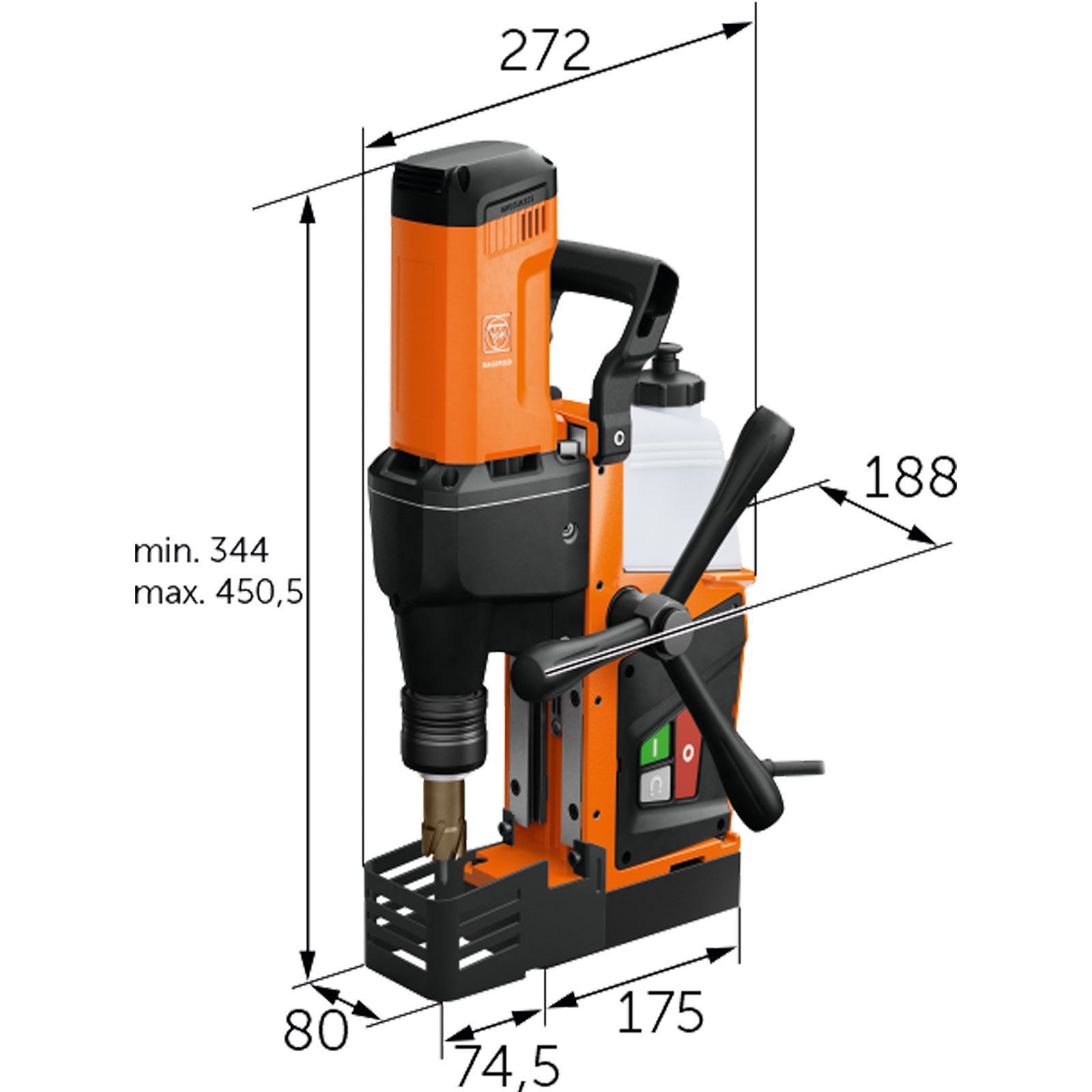 Fein Magnetkernbohrmaschine KBE 36 MAGSPEED - 72732461000