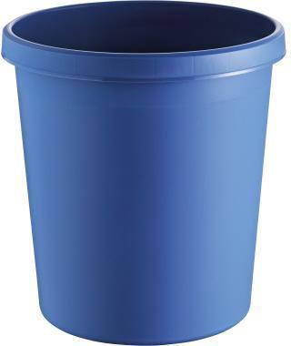 helit Papierkorb H6105834 18l rund Kunststoff blau