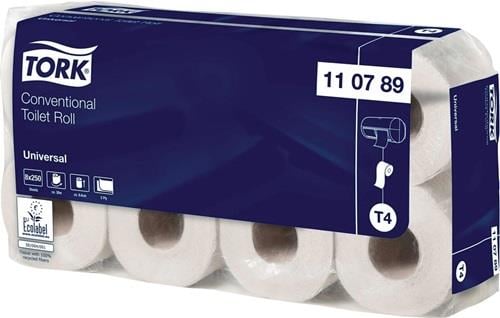 Toilettenpapier TORK Univ.110789 T4,Universal,2-lag.8x8 Rl.TORK