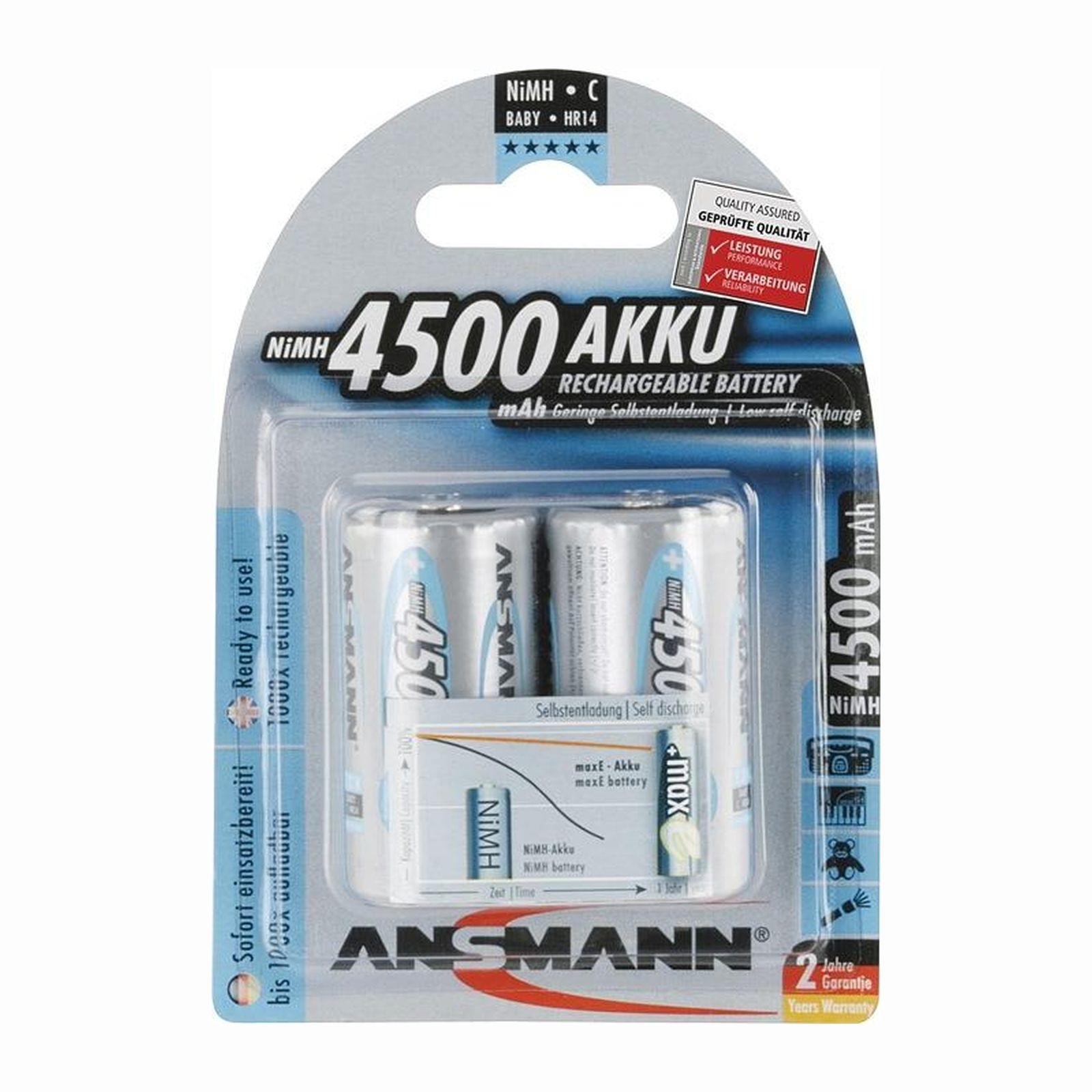 ANSMANN Akkuzelle maxE 1,2 V 4500 mAh - 5035352