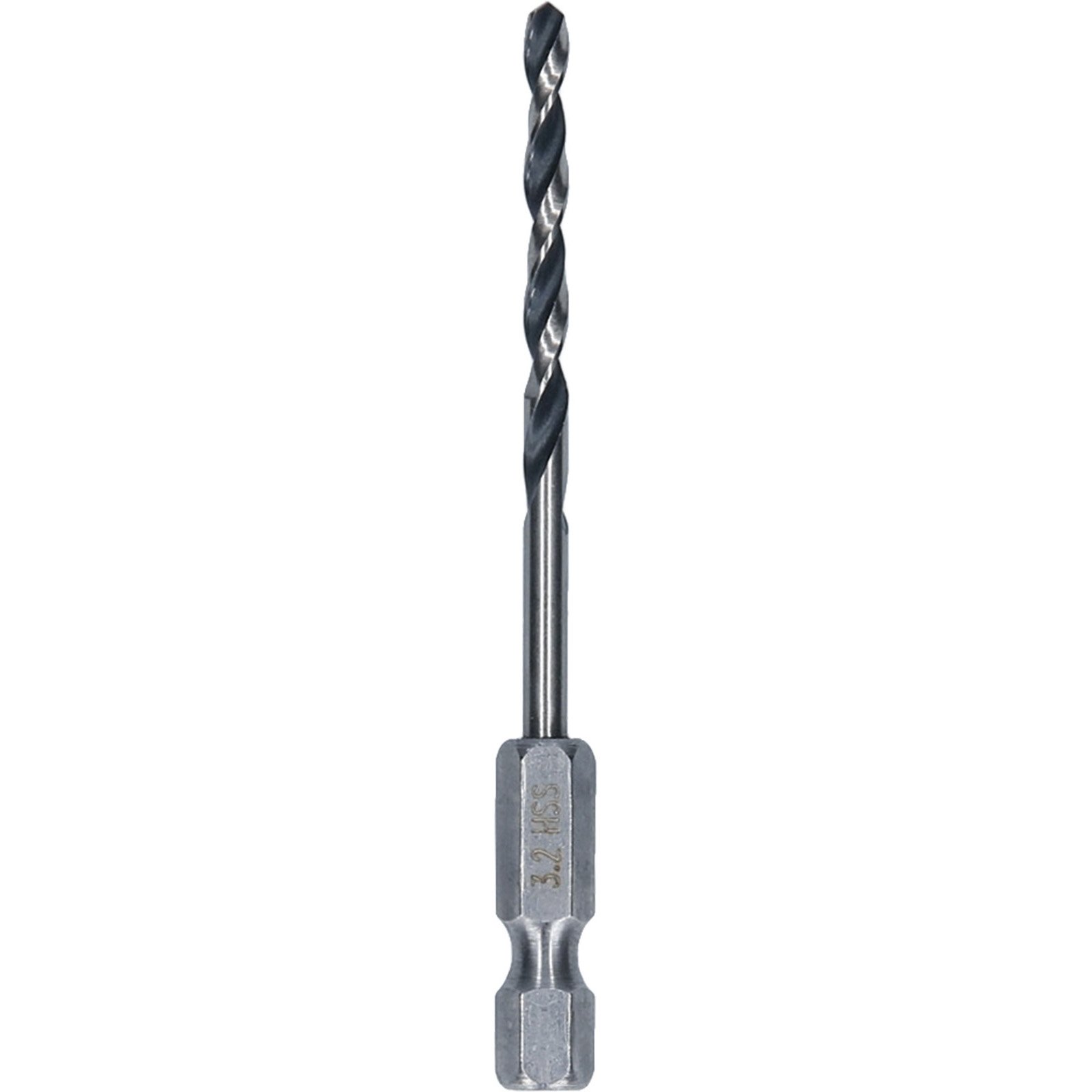 Bosch 1x HSS PointTeQ Hex Sechskantbohrer 3,2 x 36 x 75 mm - 2608577520