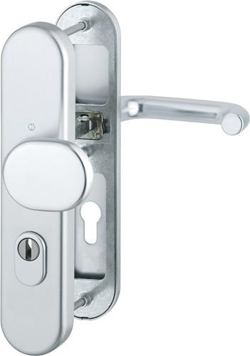 HOPPE Schutzgarnitur Paris 86G/3332ZA/3310/138L Alu.F1 72mm 42-47mm - 3666318