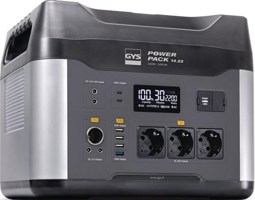 Akku-Powerbank POWER PACK 14.22 55 (1408 Wh) A LiFePO4 (8 Zellen) Ladezeit 7-8 h