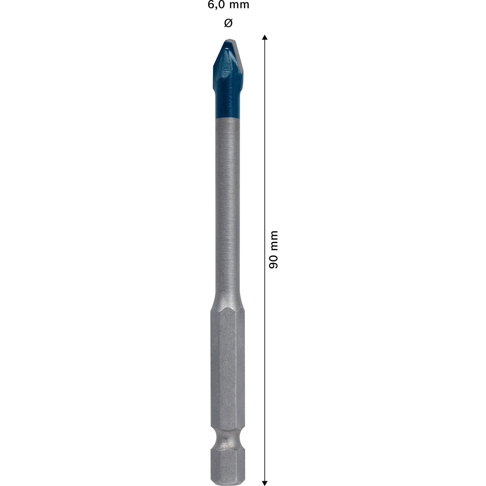 Bosch Expert HEX-9 HardCeramic Bohrer 6 x 90 mm - 2608900590