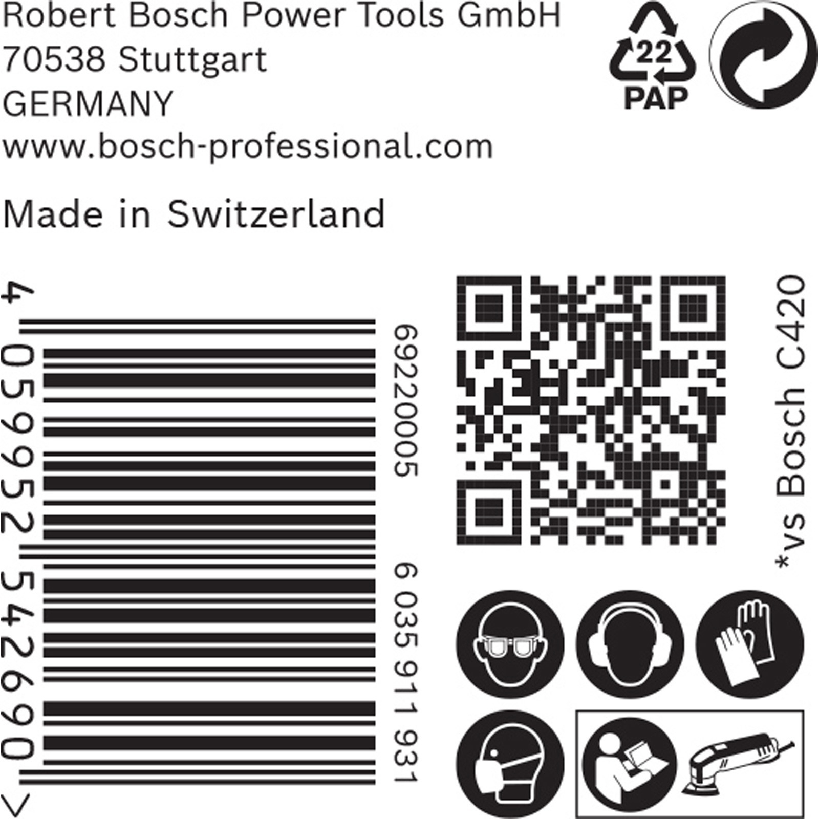 Bosch 50x Expert C470 Schleifpapier für Deltaschleifer 93 mm G 180 - 2608900931