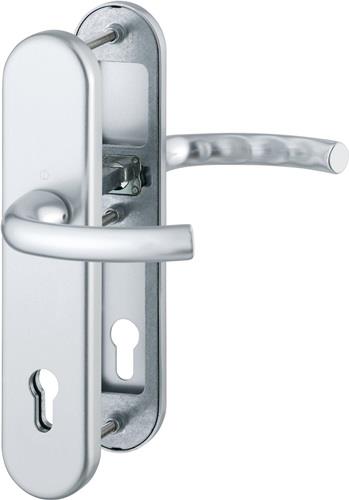 HOPPE Schutzgarnitur Tôkyô 1710/3331/3410 Alu.F1 92mm 66-71mm - 3666828