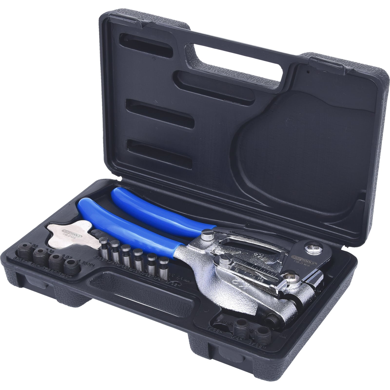 KS TOOLS Lochzangen-Satz 16tlg. - 118.0105