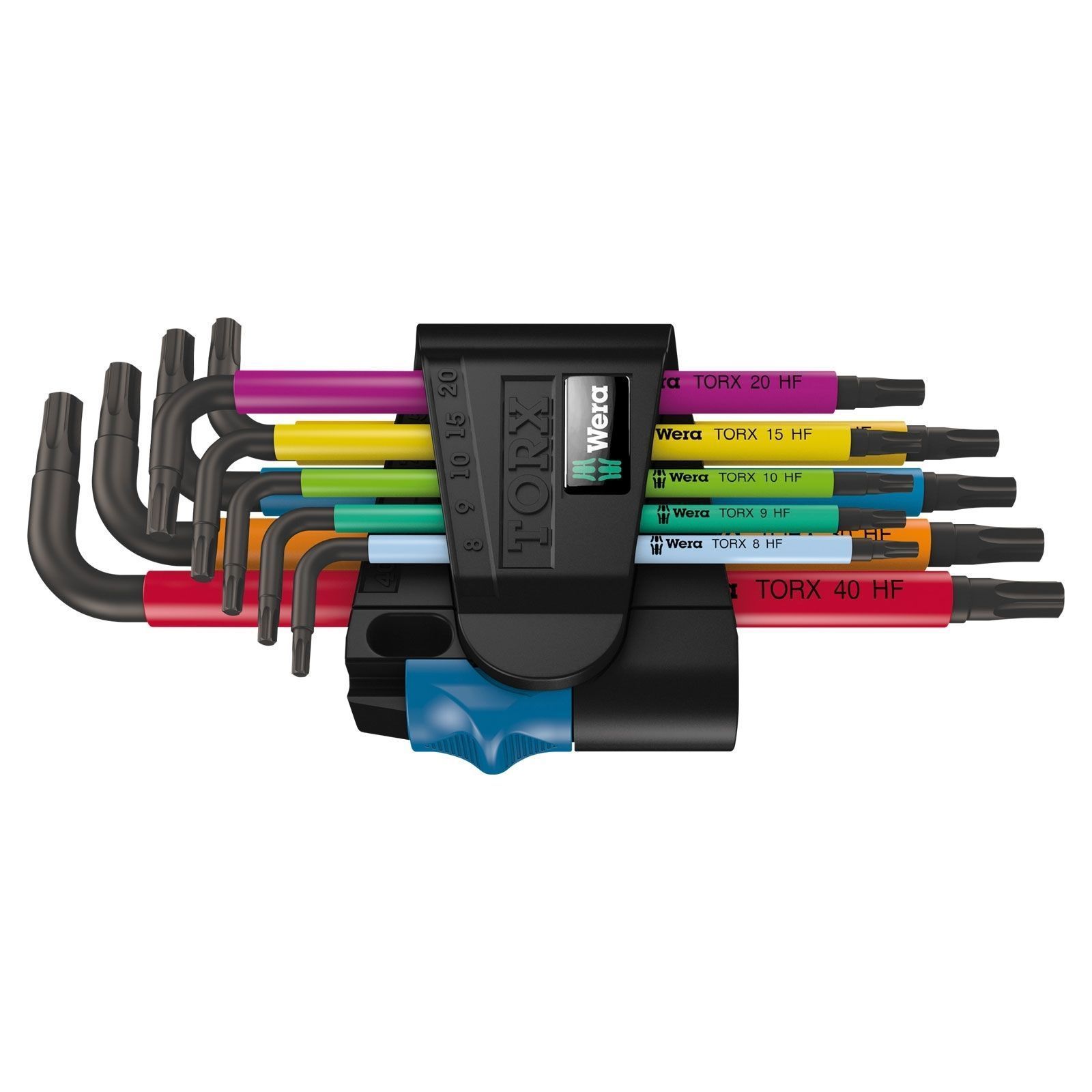 Wera 967 SL/9 Torx HF Multicolour Winkelschlüsselsatz mit Haltefunktion - 024179