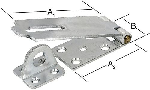 VORMANN Sicherheitsüberfalle L.85 mm H.35mm STA blau verzinkt - 000021140Z