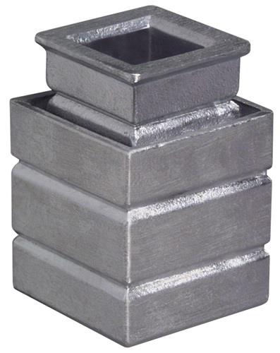 DENI Steinbuchse f.Vierkantstangen 16mm Gusseisen 2-tlg - 5842 0016 90