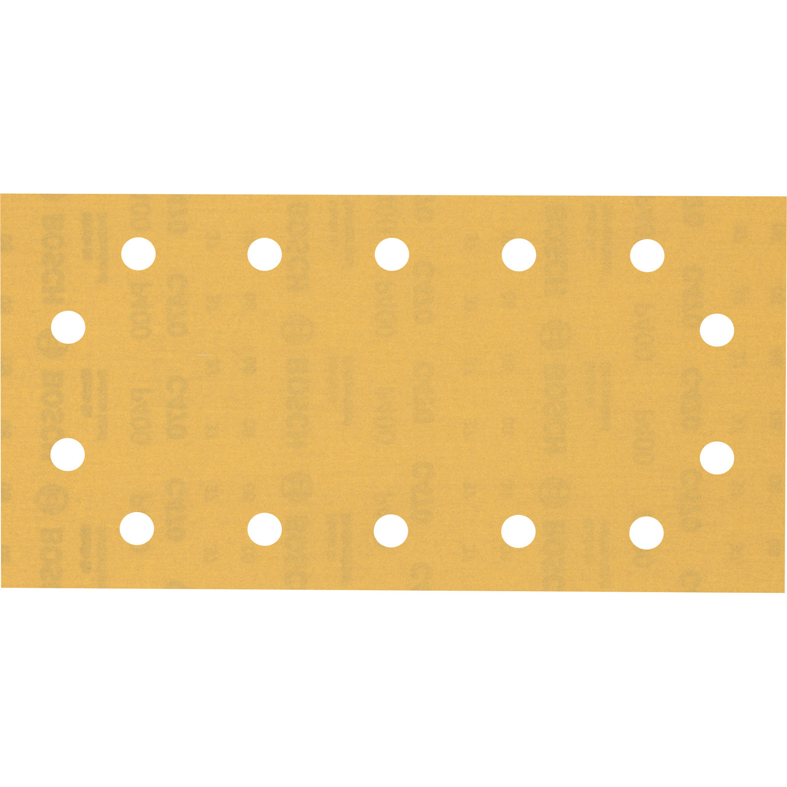 Bosch 10x Expert C470 Schleifpapier mit 14 Löchern für Schwingschleifer 115 x 230 mm G 400 - 2608900866