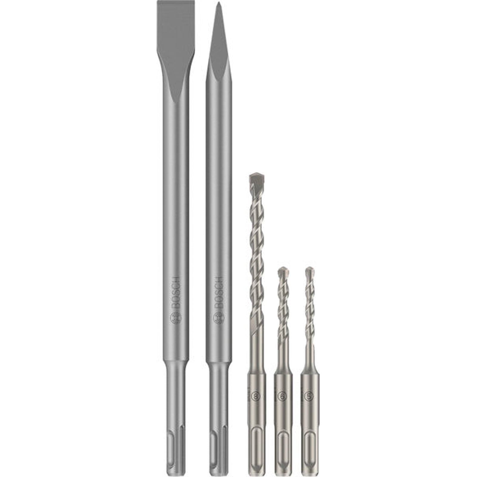 Bosch SDS plus-3C Meißel- und Bohrer-Set D 5/6/8 mm 5-tlg. für Bohrhämmer - 2607012087