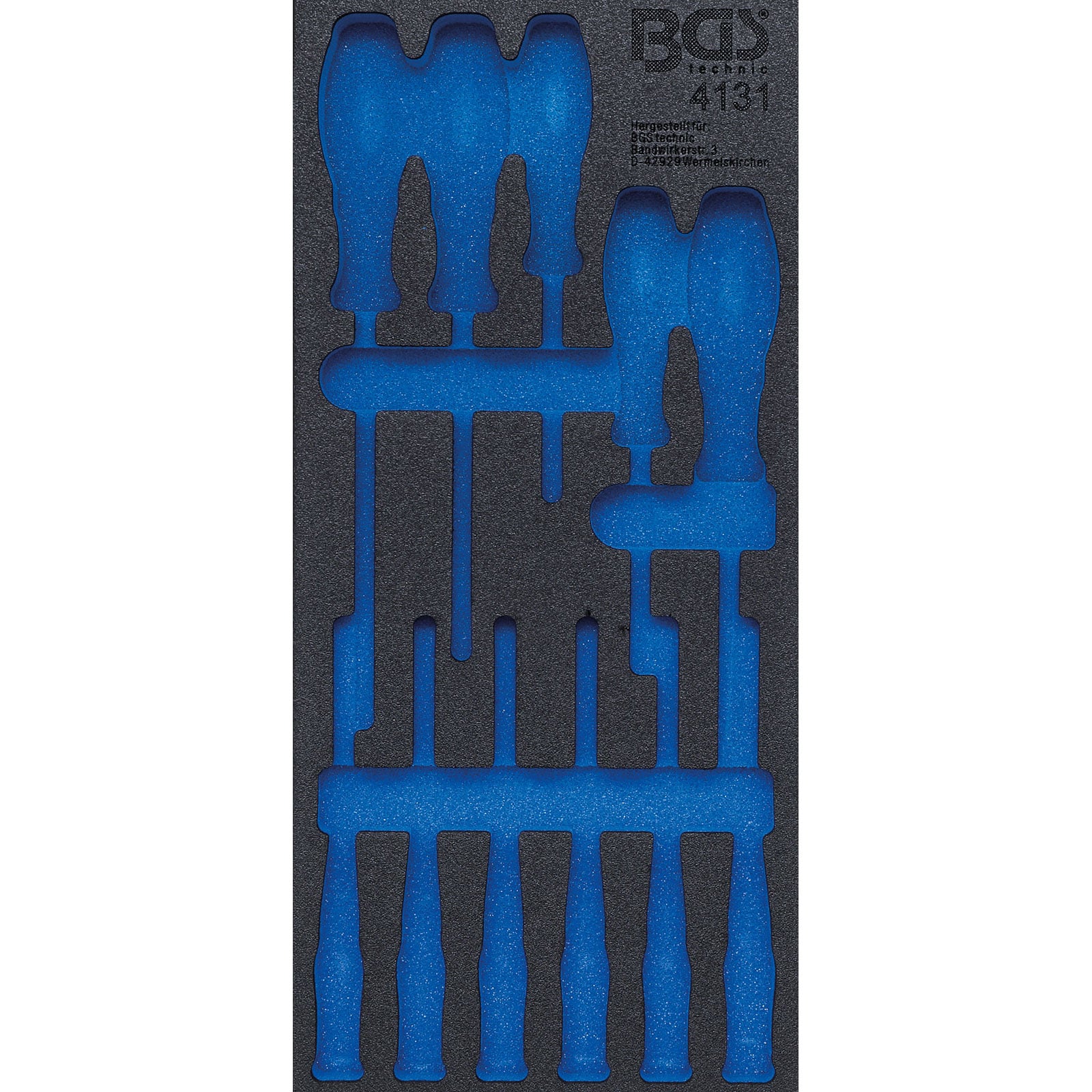 BGS Werkstattwageneinlage 1/3 leer für Art. 4131 - 4131-1