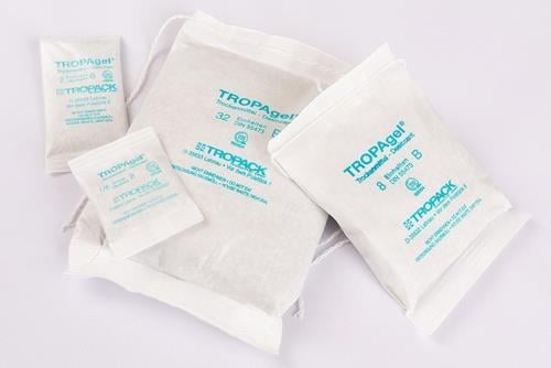 Trockenmittelbeutel nach DIN 55473 Maße 40x65 mm weiß TRANSPAK