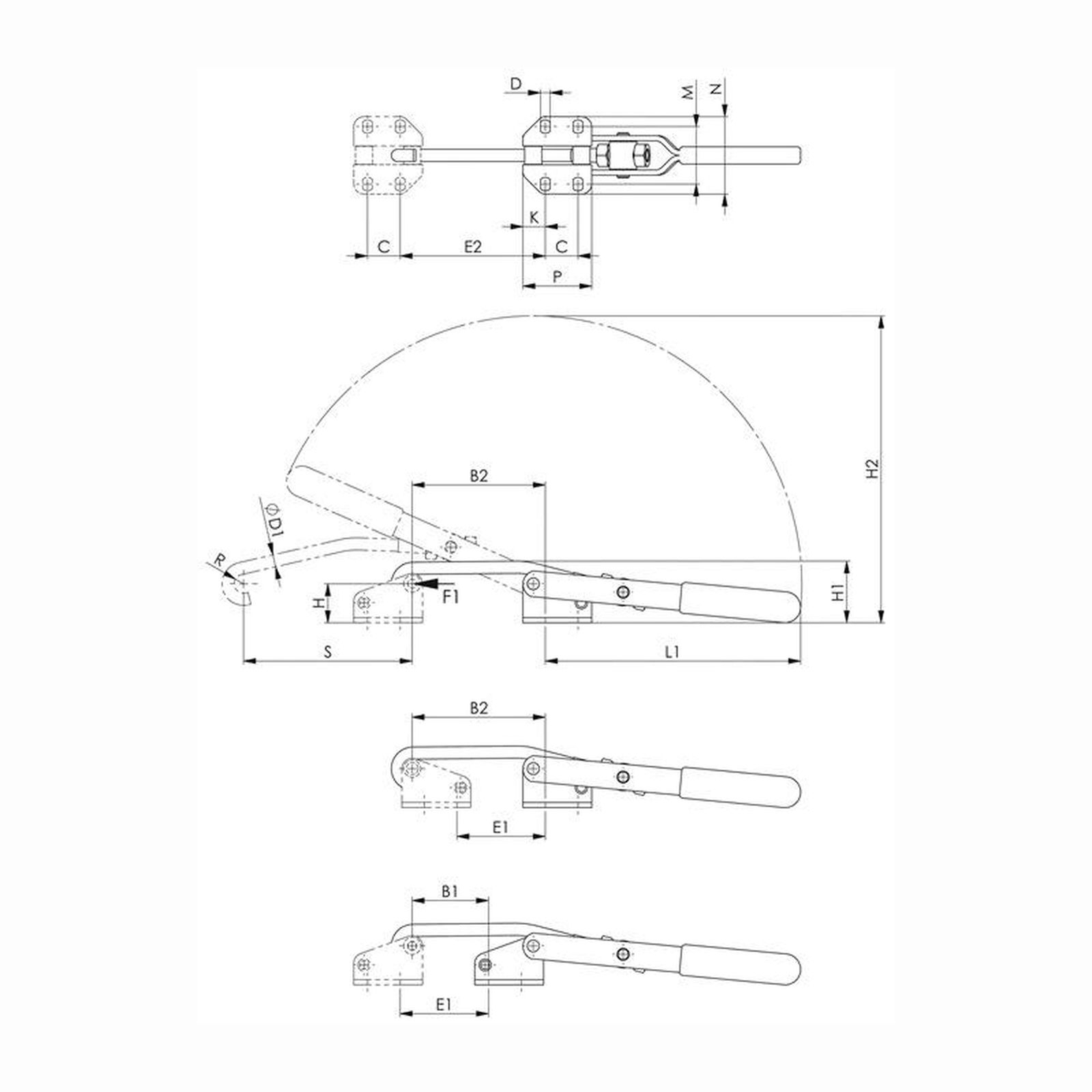 AMF Verschlussspanner Nr. 6847 Größe 3 - 94540